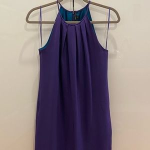 Jay Godfrey Purple Halter Style Silk Dress